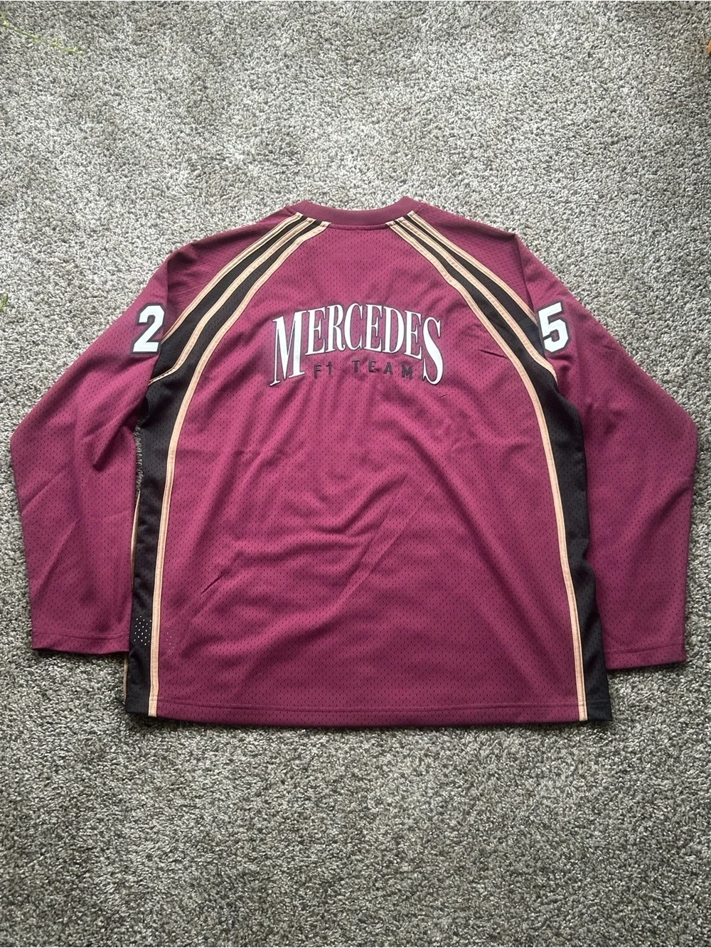 Adidas AMG Mercedes Petronas F1 Team Las Vegas Maroon Men’s Size XL KG4795